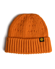 black fisherman beanie on a white background
