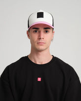 Pink Trucker Cap With Free Patch
