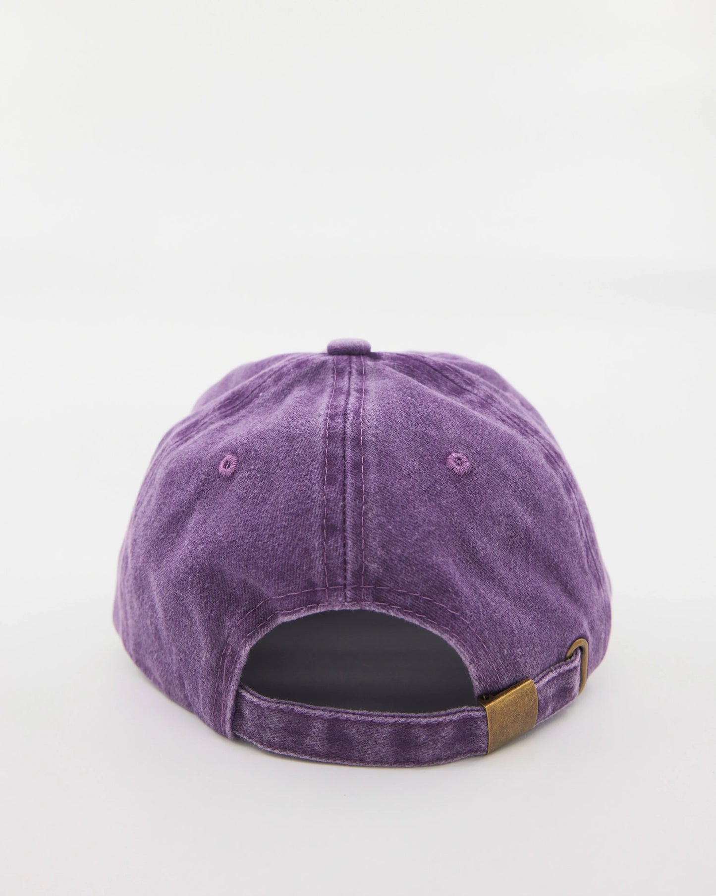 back view of Purple Love Myself Washed Cap
