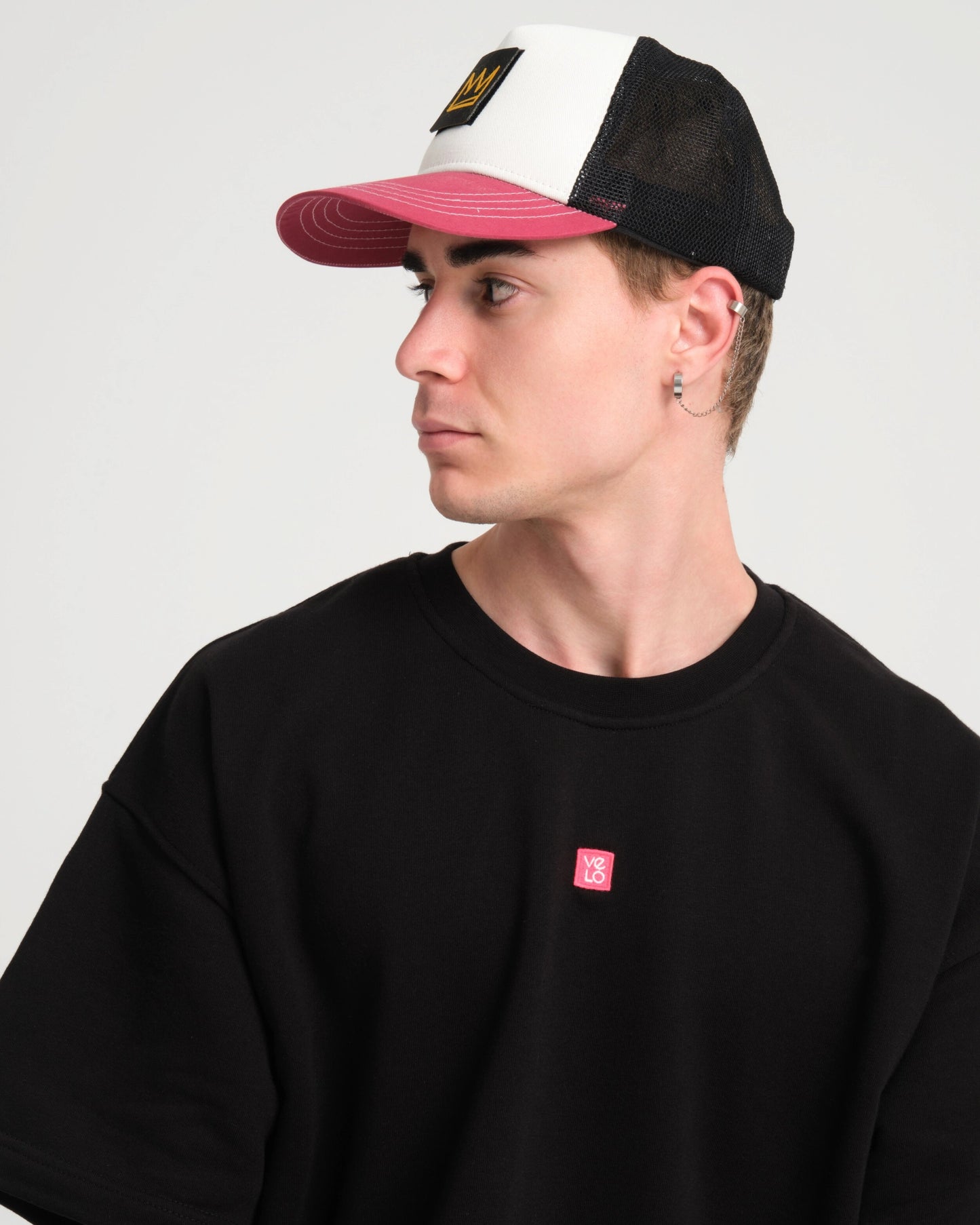 Trucker Cap With Patches