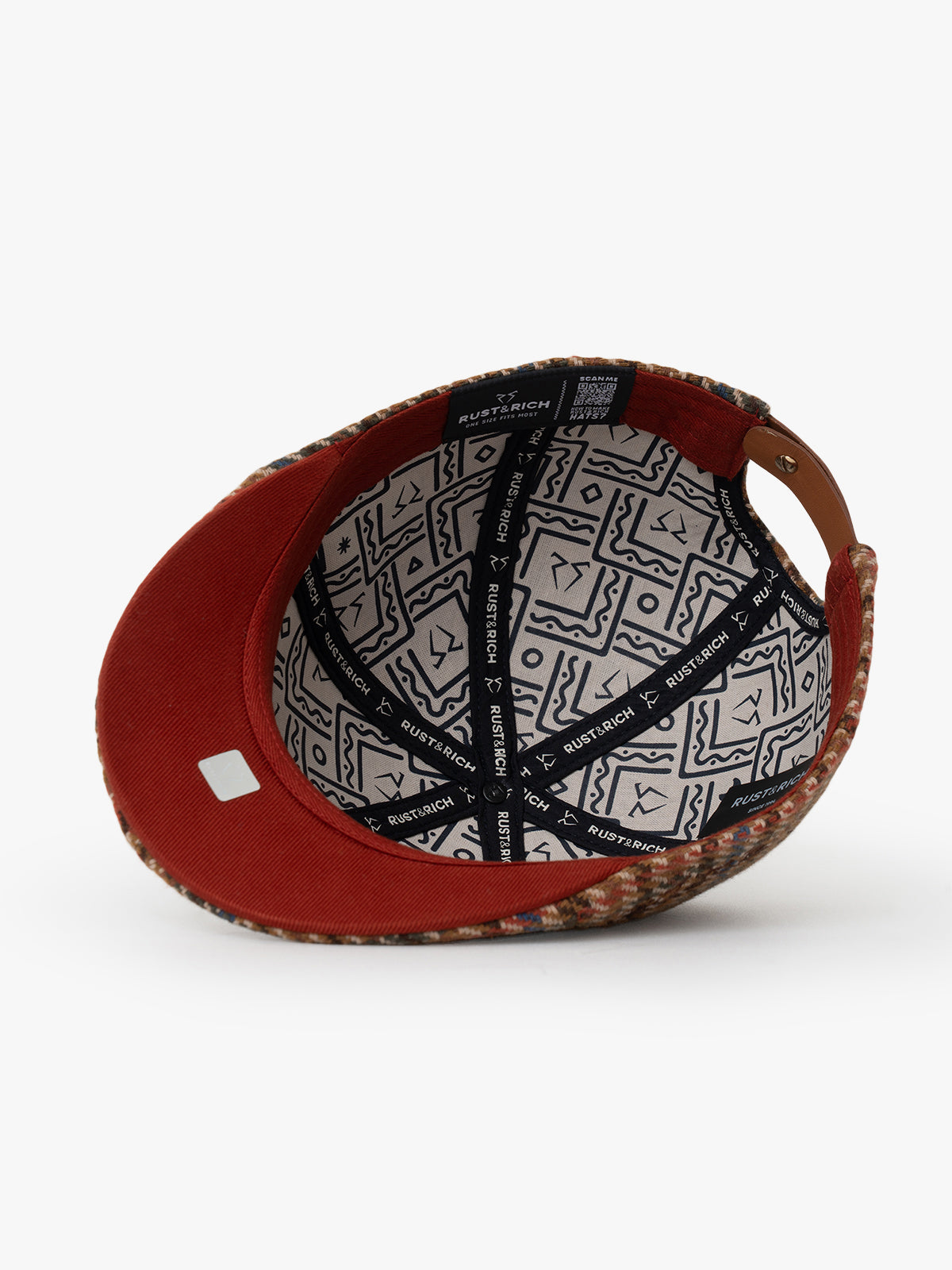 Royalty Brick Casket Hat on a white background