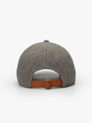 Back view of Royalty Gray Casket Hat