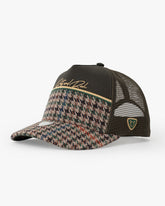 Side view of Royalty Khaki Trucker Hat