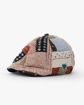 Side view of Rustwork Multicolor Casket Hat