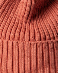 Close view of Salmon Classic Beanie