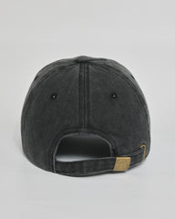 Selectively Social black washed cap - back view
