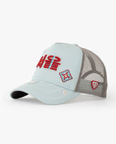 Side view of Seoul Mint Green Trucker Hat