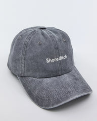 Shoreditch Light Grey Washed Cap