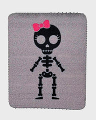 Skull With Ribbon Patch