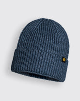 Front view of Slate Blue Lux Beanie