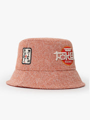 Side view of Tokyo Brick Bucket Hat