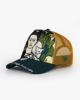 Frida Green Trucker Cap front view