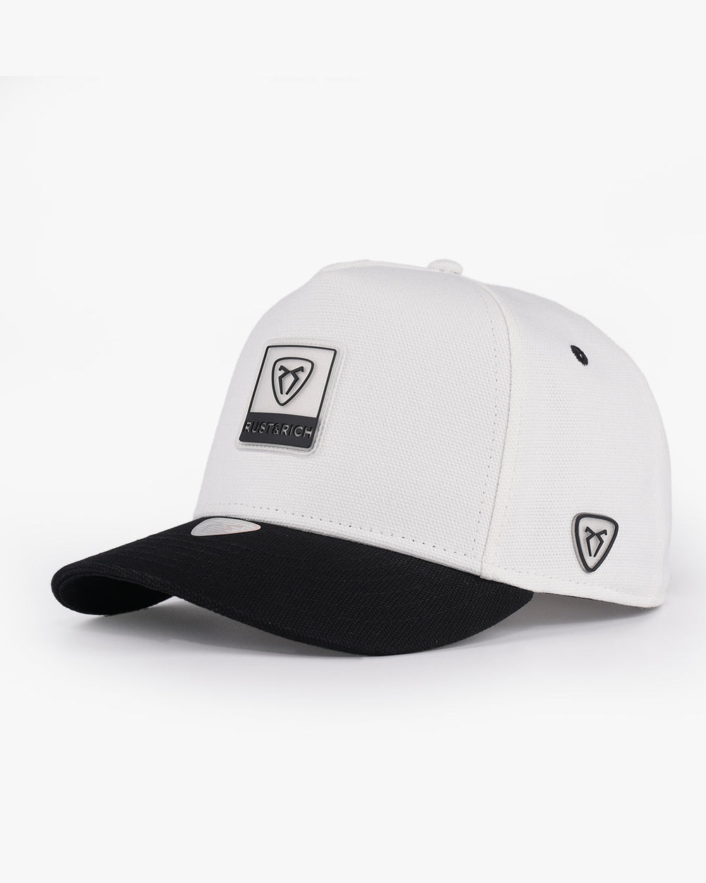 Contrast White Trucker Cap front view