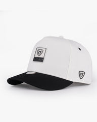 Contrast White Trucker Cap front view