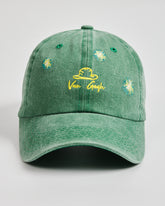 Front view of Van Gogh Green Washed Cap