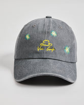 Front view of Van Gogh Light Grey Washed Cap