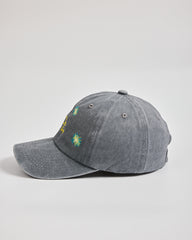 Van Gogh Light Grey Washed Cap on a light gray background