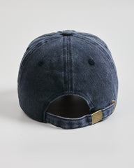 Back view of Van Gogh Navy Washed Caps