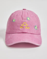 Front view of Van Gogh Pink Washed Cap