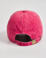 Back view of Van Gogh Red Washed Cap