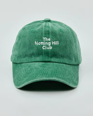 The Notting Hill Club Green Washed Cap