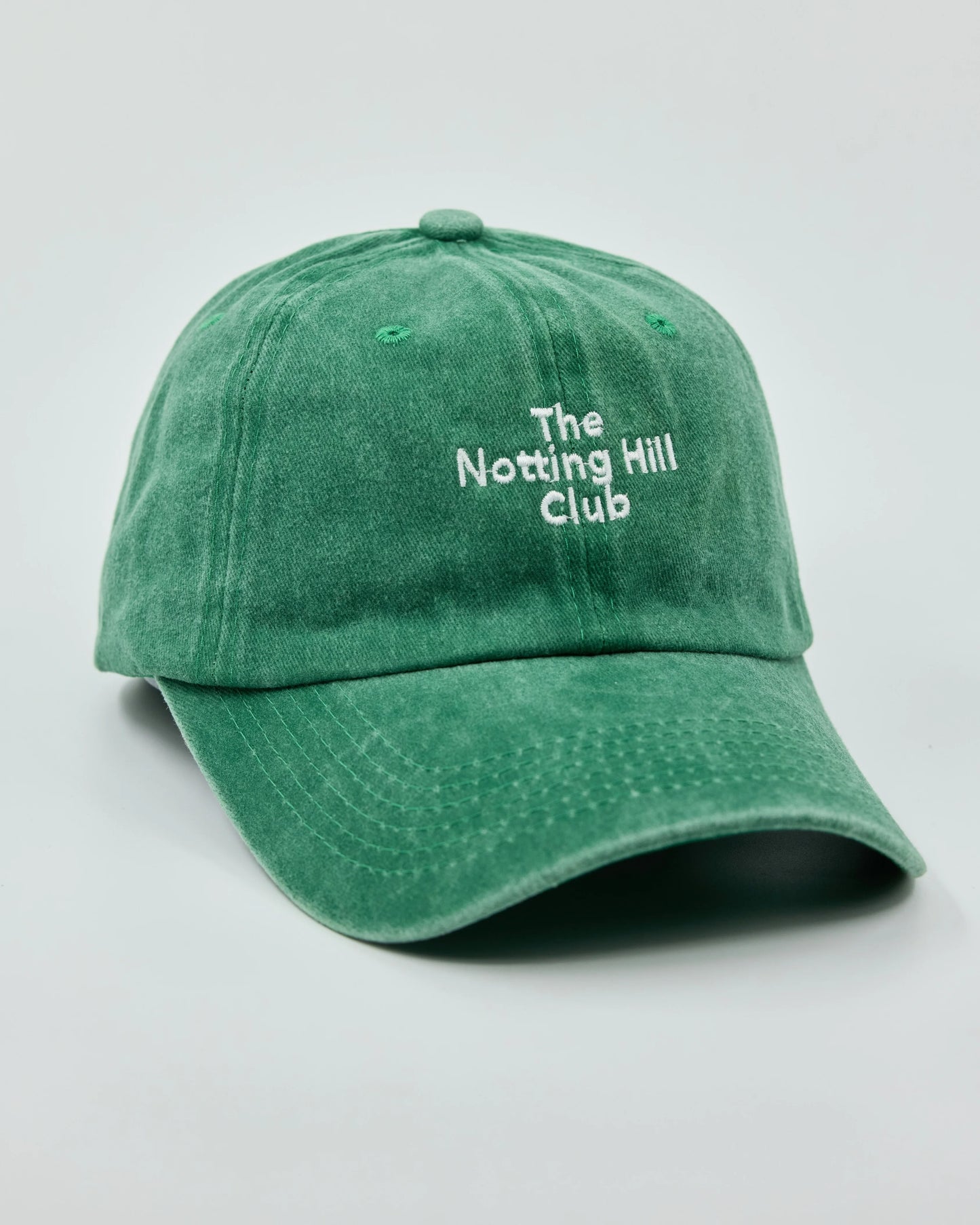 The Notting Hill Club Green Washed Cap