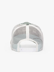 Back view of Vintage Race Green Trucker Hat