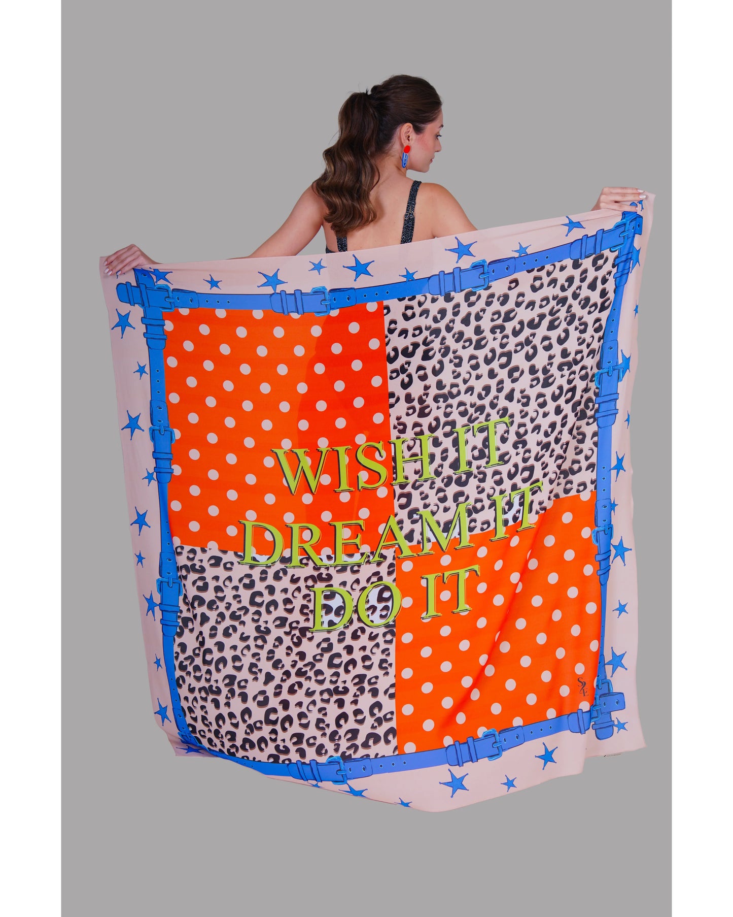 Back view of Wish It Dream It Do It Pareo