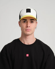 Yellow Trucker Cap With Free Patch