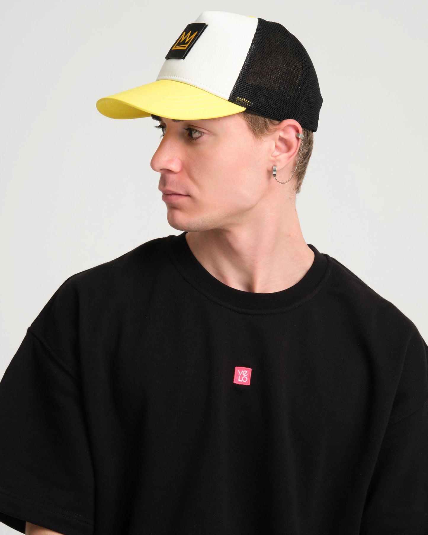 Trucker Cap With Patches
