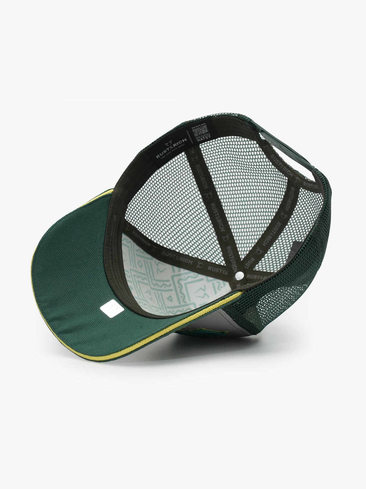 Athletics Green Trucker Cap detail view 6