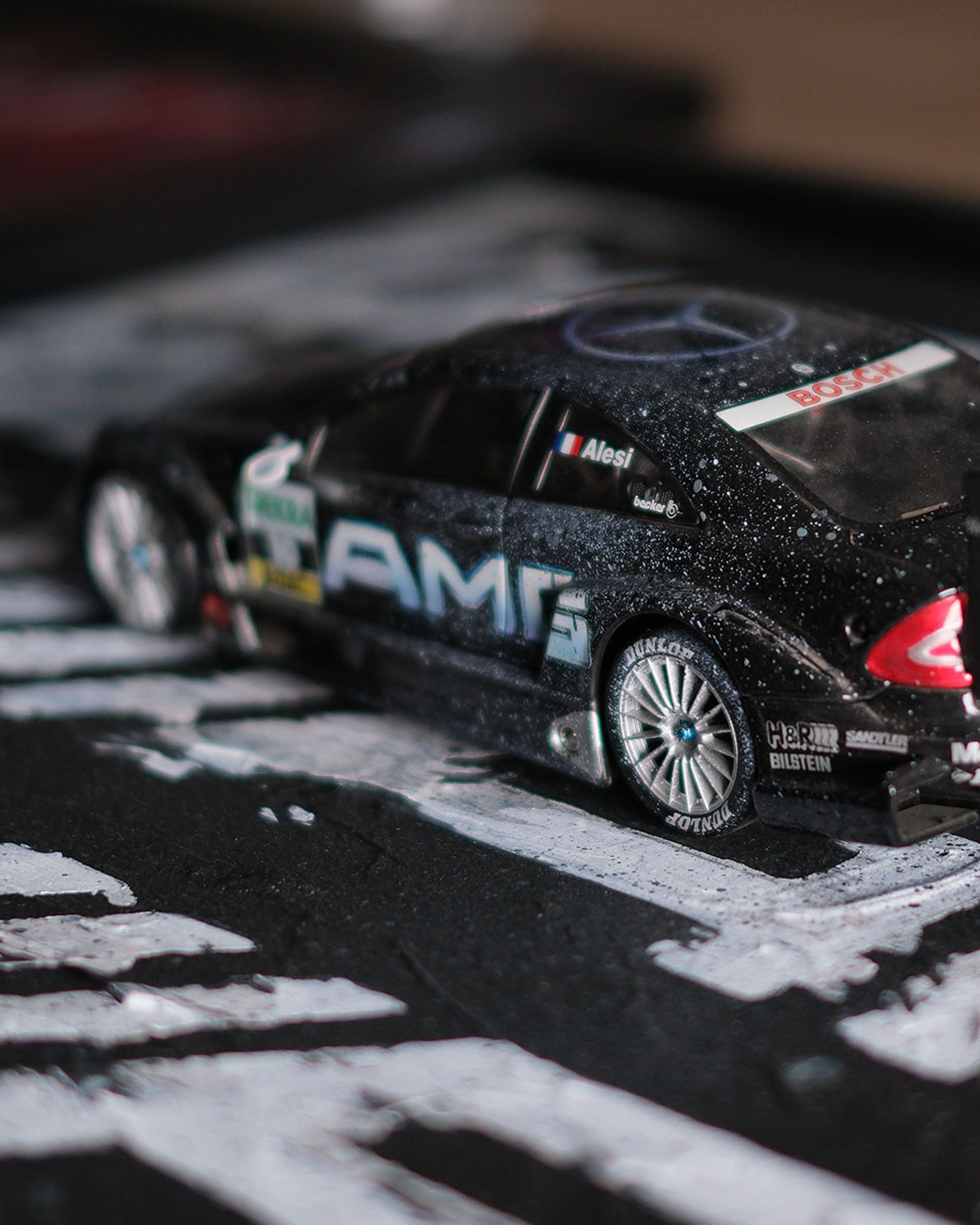 ALESI AMG 118 Diecast Mercedes CLK ARTWORK