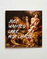 Just Wanted Cake, Not Chaos - Handwritten Postcard