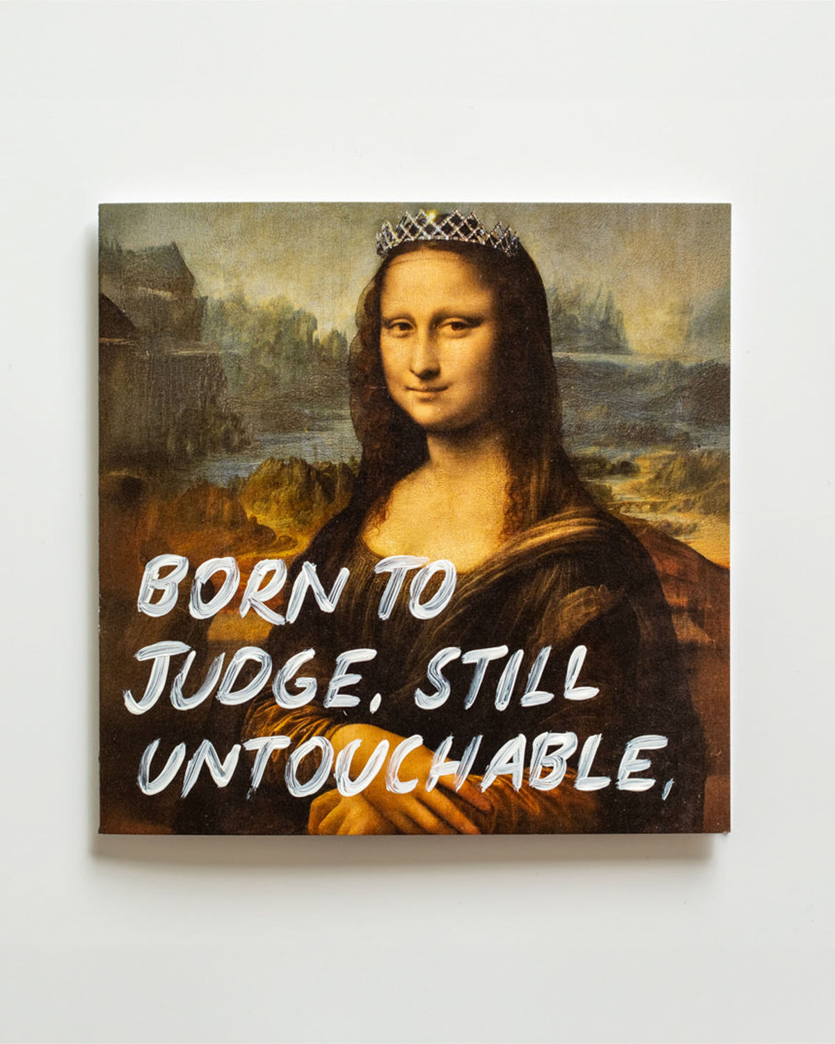Born To Judge, Still Untouchable - Handwritten Postcard