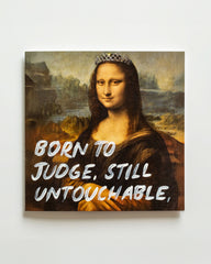 Born To Judge, Still Untouchable - Handwritten Postcard