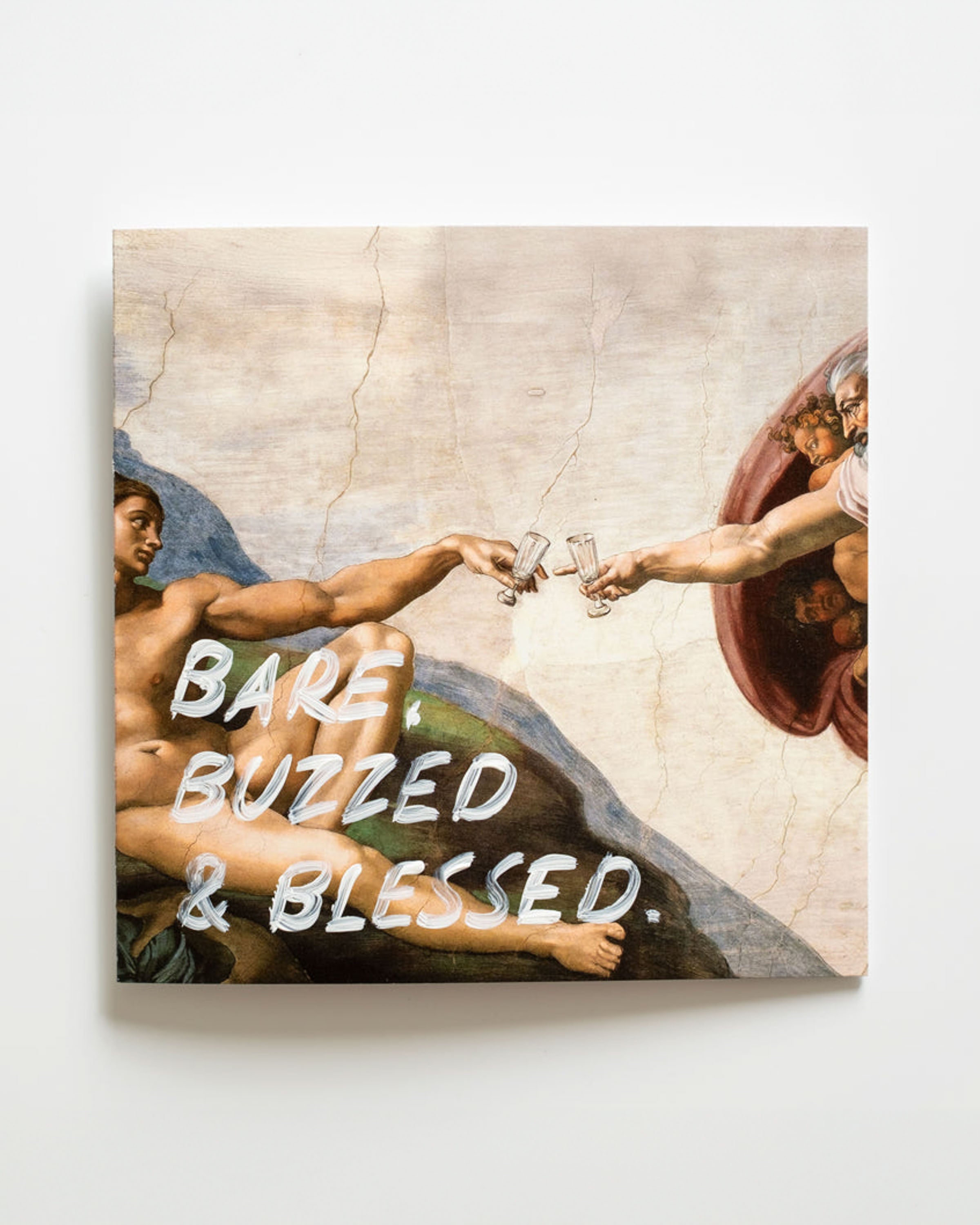 Bare Buzzed & Blessed - Handwritten Postcard