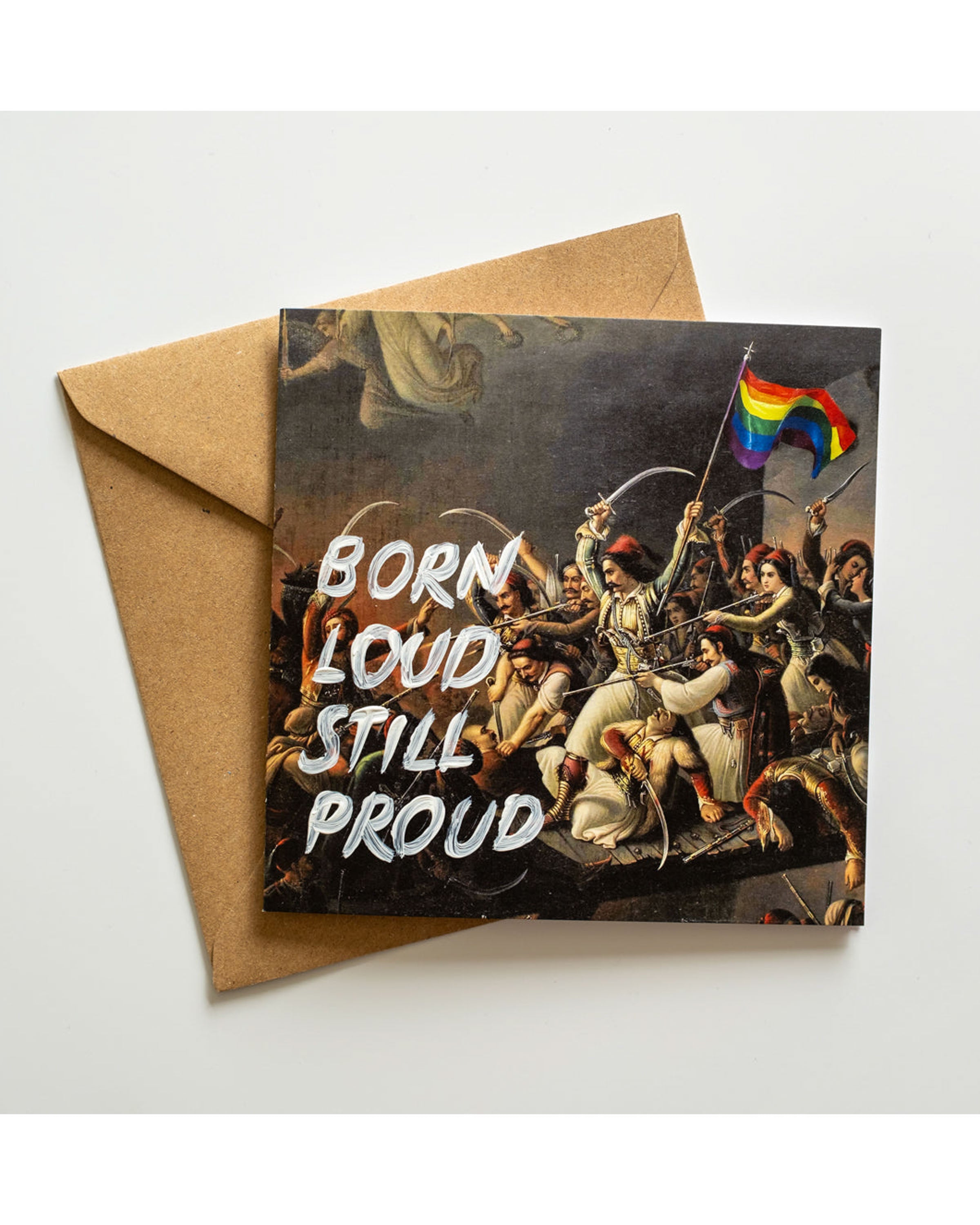 Born Loud Still Proud - Handwritten Postcard
