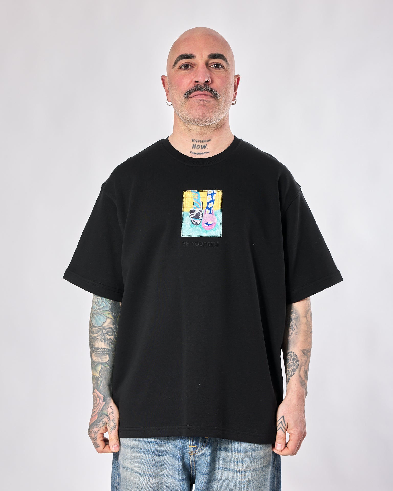 Be Different Unisex Black Tee