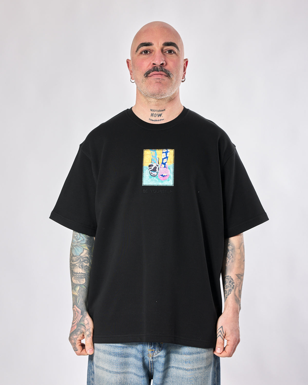Be Different Unisex Black Tee
