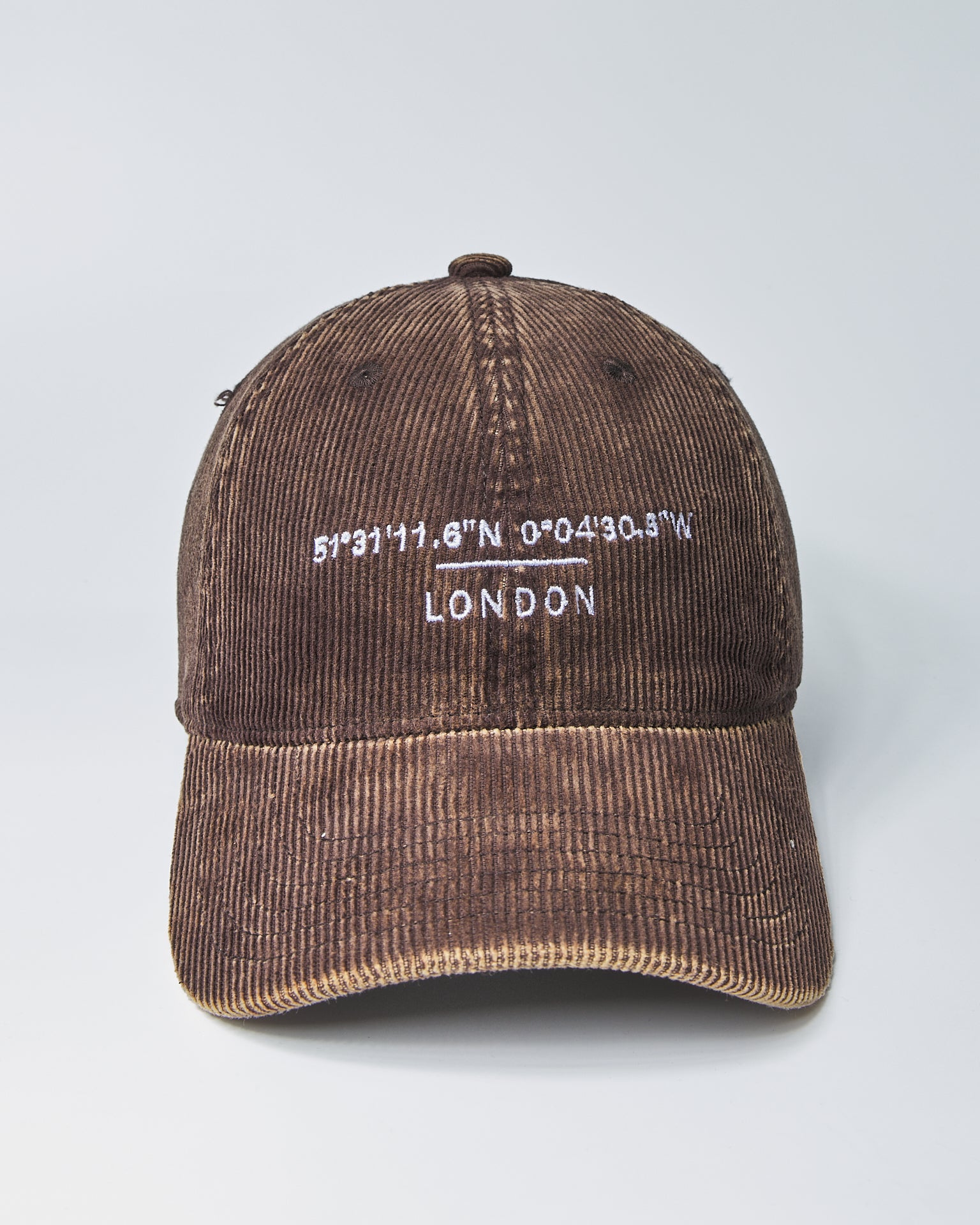 London Brown Corduroy Cap