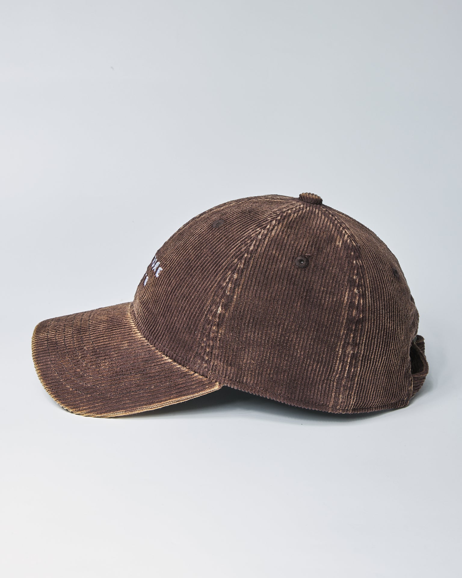 Need More Coffee Brown Corduroy Cap