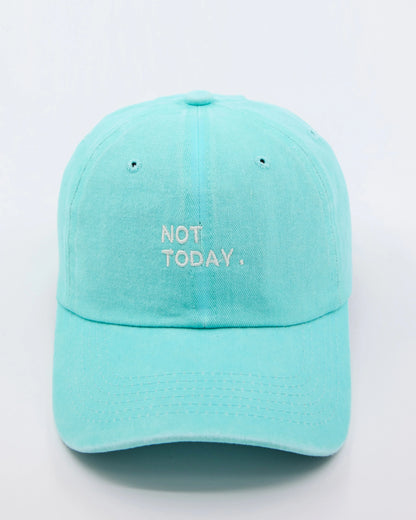 Not Today Light Blue Washed Cap