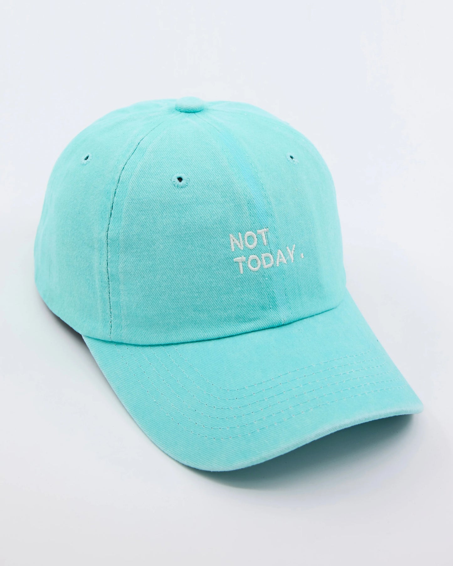 Not Today Light Blue Washed Cap