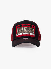 Old Money Black Trucker Cap detail view 3