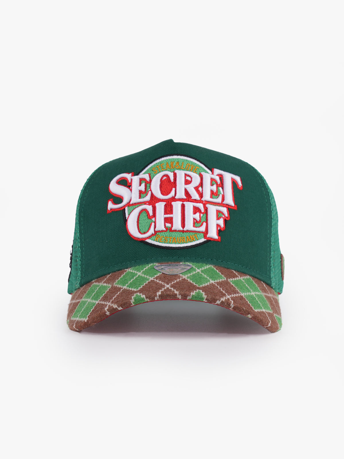Secret Chef Green Trucker Cap detail view 2