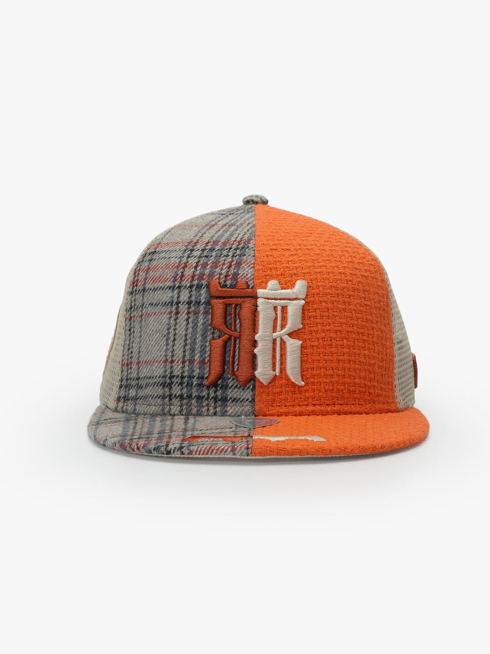 Dual Balance Orange Snapback Cap detail view 3