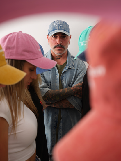 Cute But Psycho Denim Washed Cap