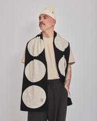 Black & Cream Dots VeloYou scarf product image 2