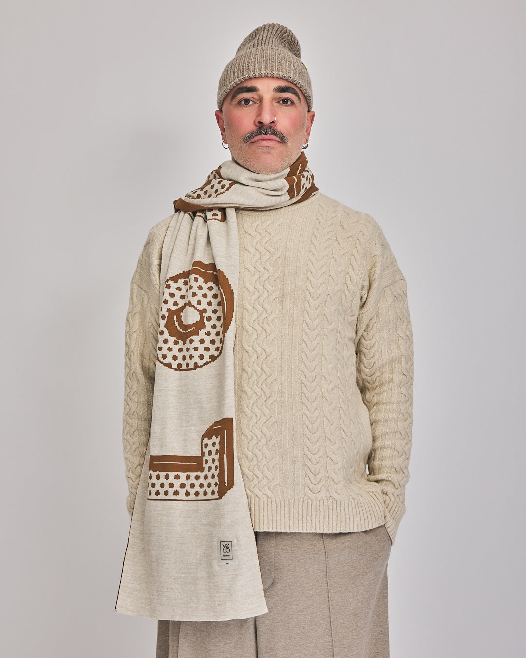 Baker Street Mocha VeloYou scarf product image 3
