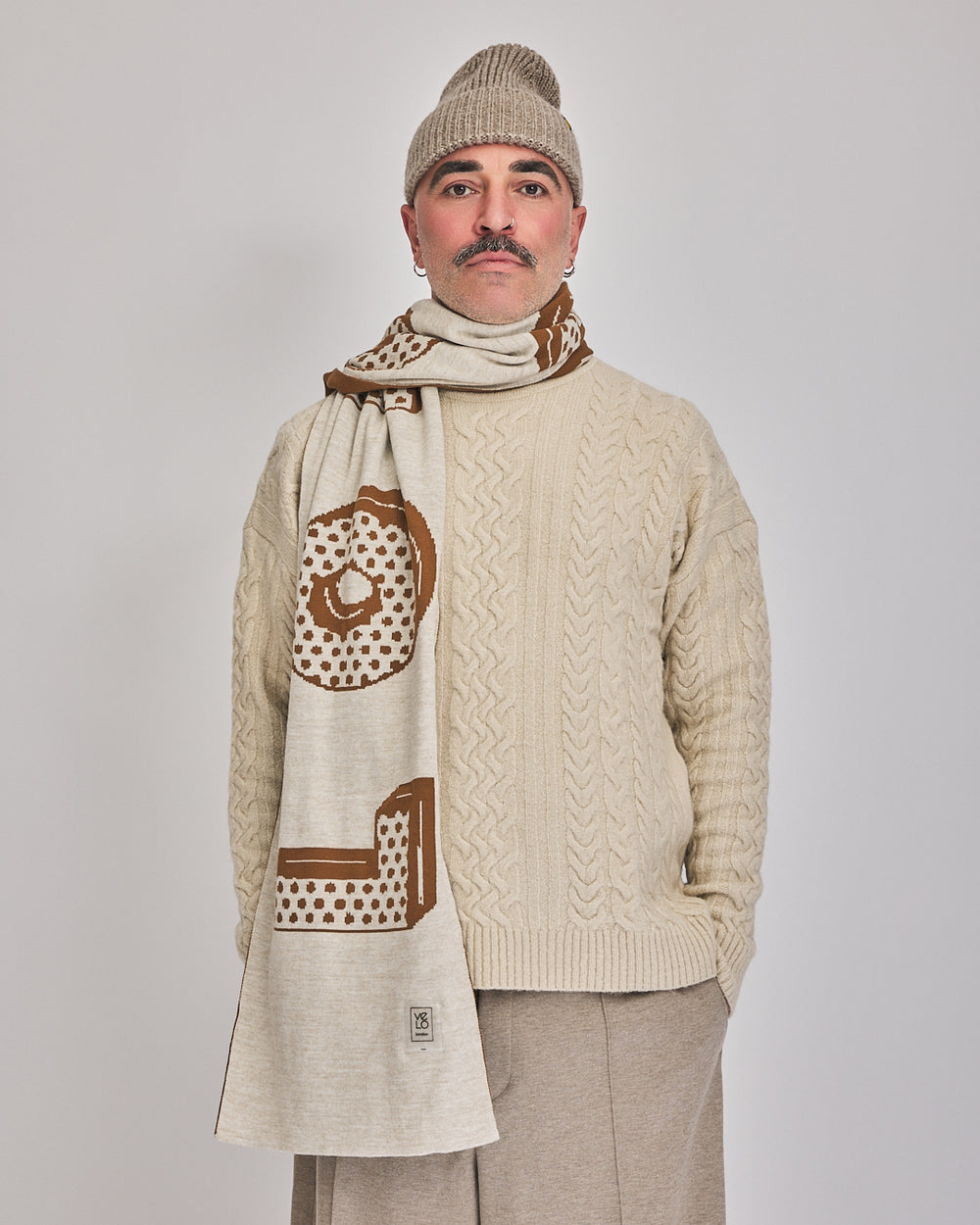 Baker Street Mocha VeloYou scarf product image 3
